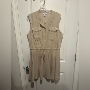 Nine West Tan Dress Sz XL